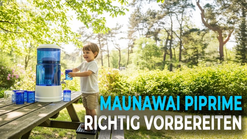 Videovorschau: MAUNAWAI PiPrime Wasserfilter im Garten – richtig vorbereiten